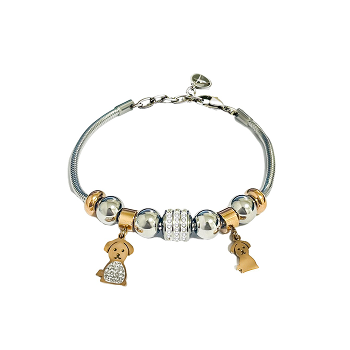 BRACCIALE CON CHARMS CANE - JN2273D309