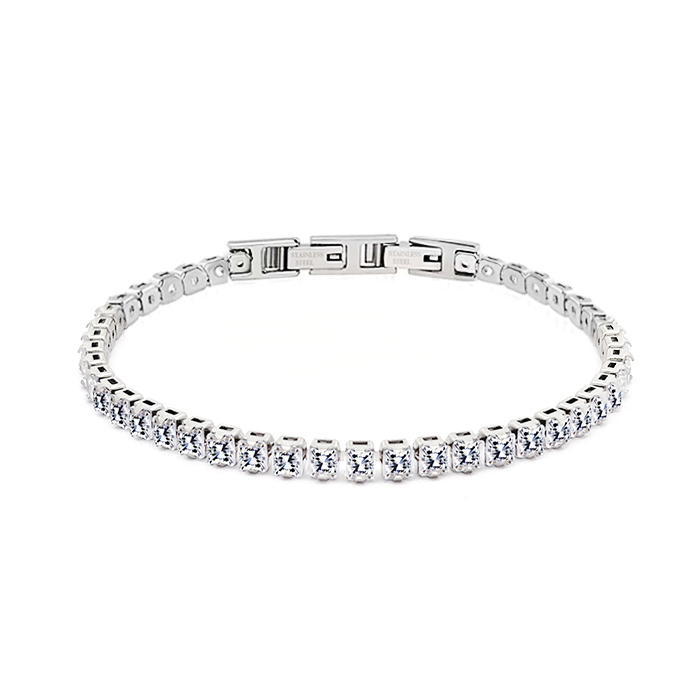 BRACCIALE TENNIS CON ZIRCONIA QUADRATO - JN2292D165