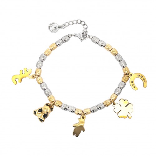 BRACCIALE PEPITA CON CHARMS PANDA - JN23104E164