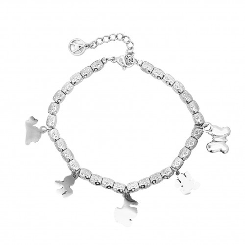 BRACCIALE PEPITA CON CHARMS ANIMALI -  JN2396E165