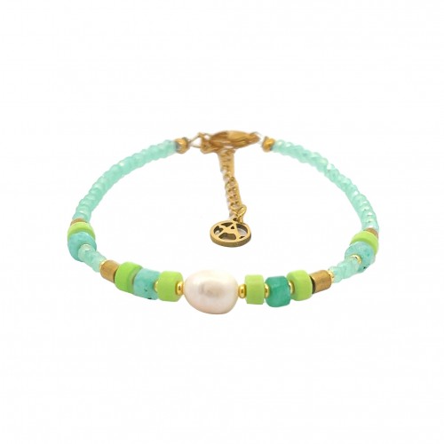 BRACCIALE CON CRISTALLO E PERLA - MNK2336E962