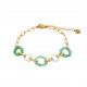 BRACCIALE A CATENA CON CRISTALLO - MNK2344E958