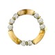 BRACCIALE ELASTICO IN ACRILICO CON PALLINE STRASSATE - OL2356E730