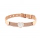 BRACCIALE A CINTURINO CON CUORE - OY1912596F43