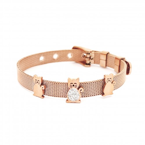 BRACCIALE A CINTURINO CON GATTO - JN2236D161