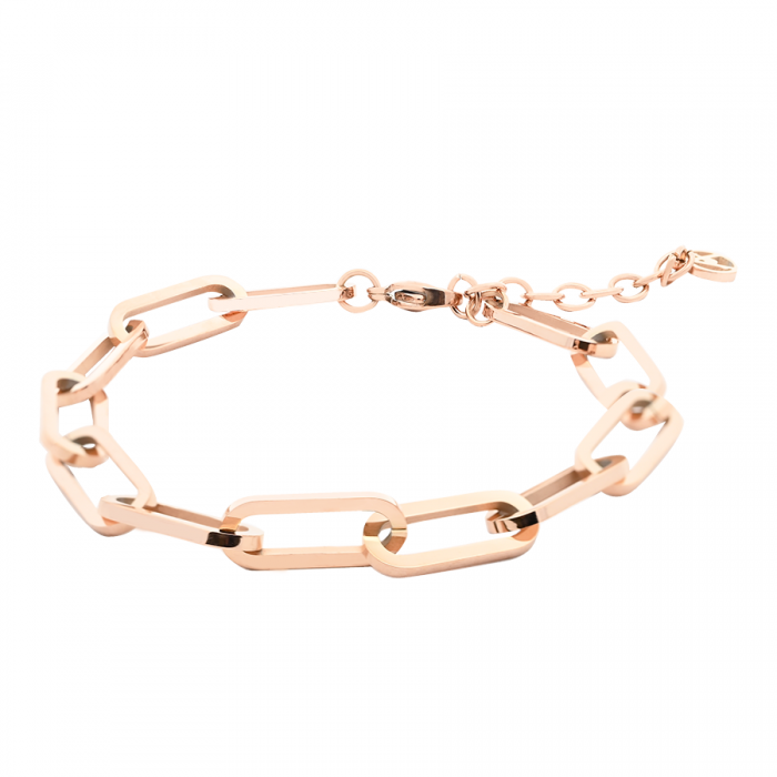 BRACCIALE A CATENA A MAGLIE RETTANGOLARI - OY20713944A63