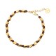 BRACCIALE CON PEPITE E PERLINE IN PIETRA - OY2480A411