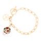 BRACCIALE CON CAMPANELLA E PIETRE - S10101-1G