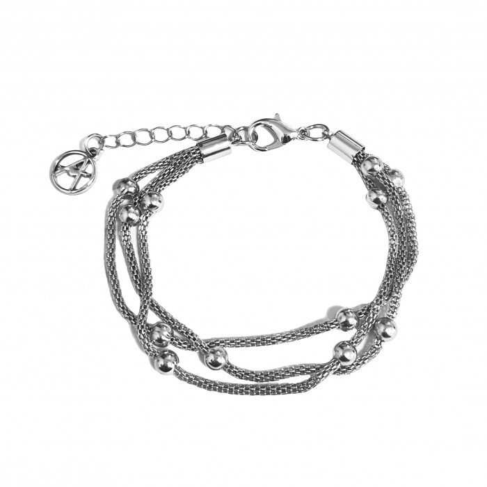 BRACCIALE TRE FILI CON SFERE - SW2352E942