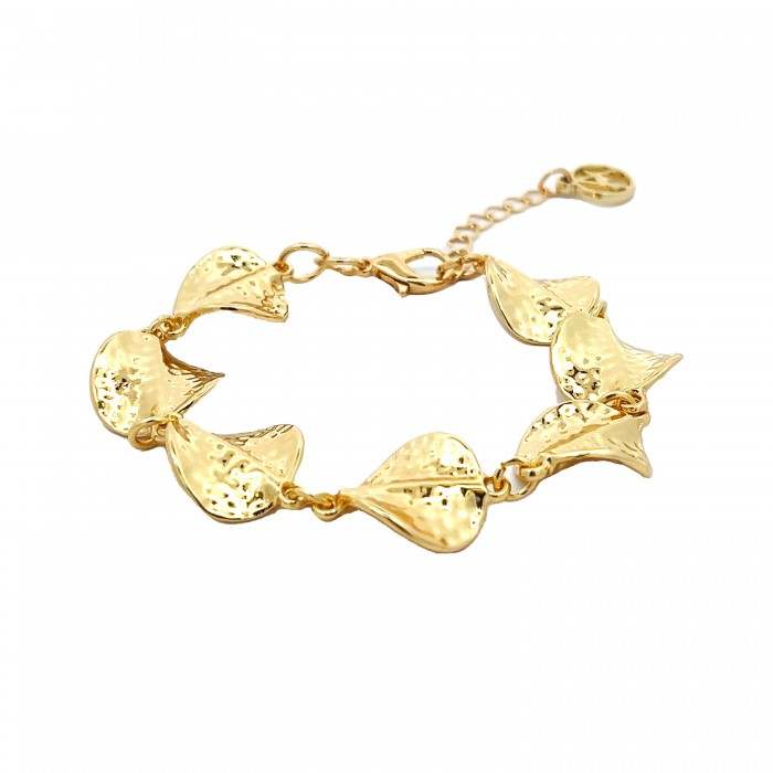 BRACCIALE FOGLIE ORO - SW2448A9