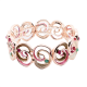 BRACCIALE ELASTICO SPIRALE SMALTATA CON STRASS - SW24880A371