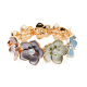 BRACCIALE ELASTICO FIORE SMALTATO - SW2488A168