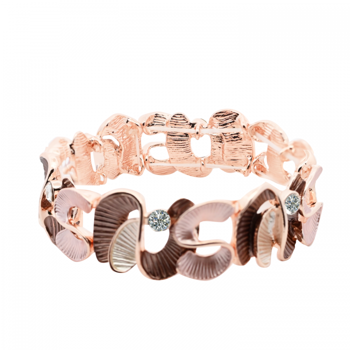 BRACCIALE ELASTICO SMALTATO CON STRASS - SW2488A169