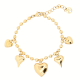 BRACCIALE CON CHARMS CUORE BOMBATO - WQ24704A489