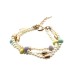 BRACCIALE TRE FILI CON PERLE - S13910G