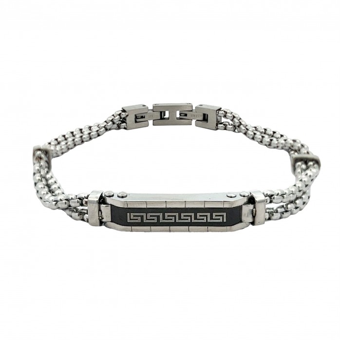 BRACCIALE UOMO CON DOPPIO CATENA - ALE19719136D7