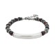 BRACCIALE UOMO PERLINE PIETRA - KM21313112A90