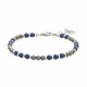 BRACCIALE UOMO CON PERLINE PIETRA - KM2131392A88