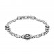 BRACCIALE UOMO CON ROSA DEI VENTI - KM2166124C36