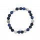 BRACCIALE UOMO CON PERLINE PIETRA - KM225231088C81