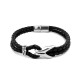 BRACCIALE UOMO CON VERA PELLE - KM23140E629