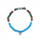 BRACCIALE UOMO CON PERLINE PIETRA - KM23944E145