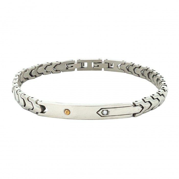 BRACCIALE DA UOMO CON STRASS - RD23200E224