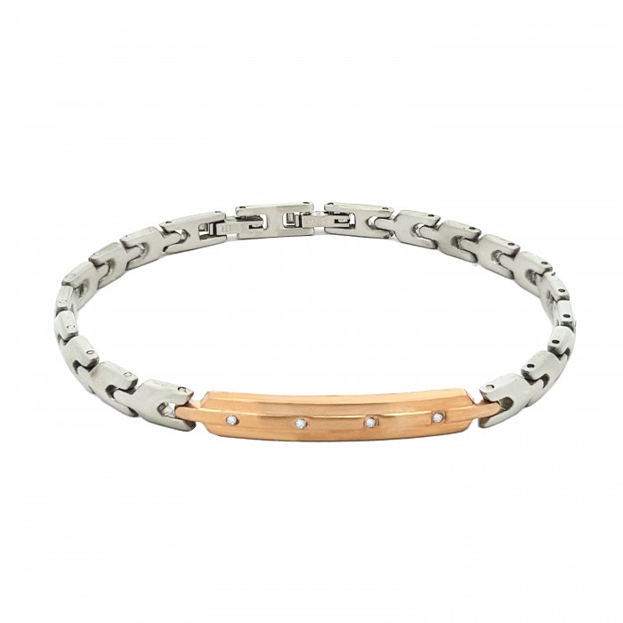 BRACCIALE DA UOMO CON STRASS - RD23208E225