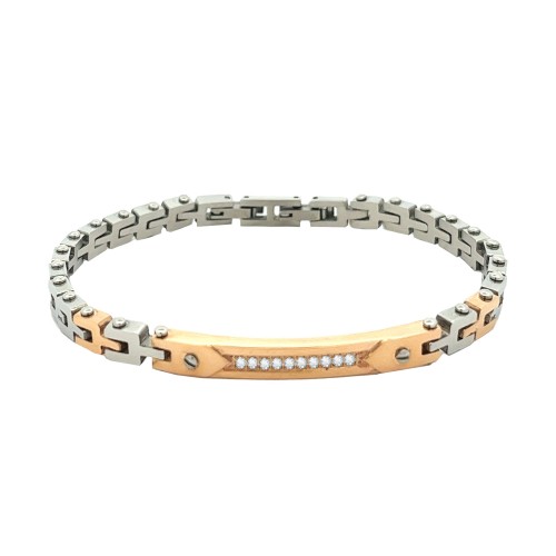 BRACCIALE DA UOMO CON STRASS - RD23264E215