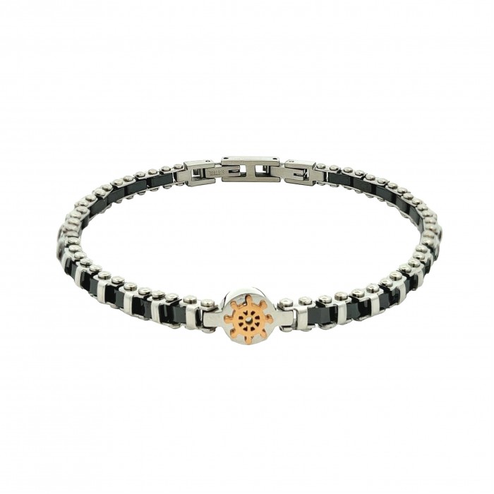 BRACCIALE UOMO CON CERAMICA - RD23304E218