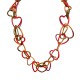 COLLANA LUNGA CON CATENA A CUORE IN RESINA - FT23156E777