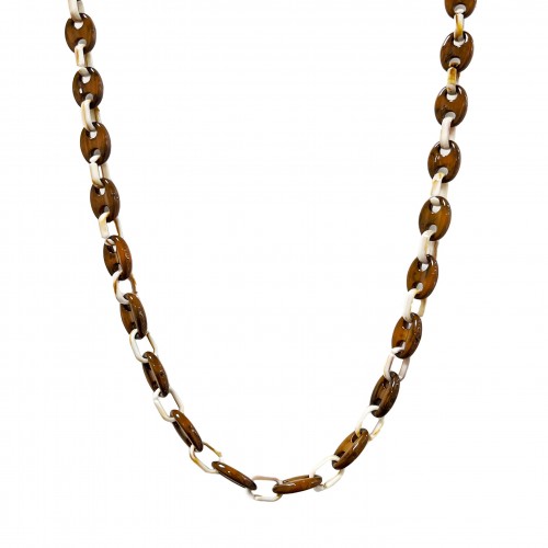 COLLANA LUNGA CON MAGLIA MARINARA IN RESINA - FT2396E386