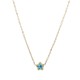 COLLANA GIRACOLLO CON ZIRCONI E STELLA - JN23424F63