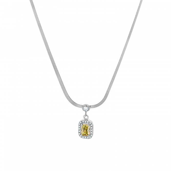 COLLANA SNAKE CON ZIRCONIA - JN2360F69