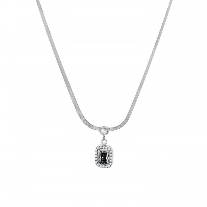 COLLANA SNAKE CON ZIRCONIA - JN2360F69