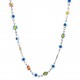 COLLANA CON OCCHI E FIORE - JN23752F151