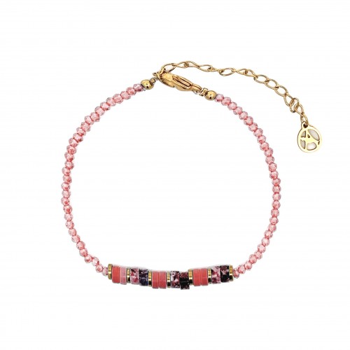 BRACCIALE CON CRISTALLO E PIETRA - MNK2336E960