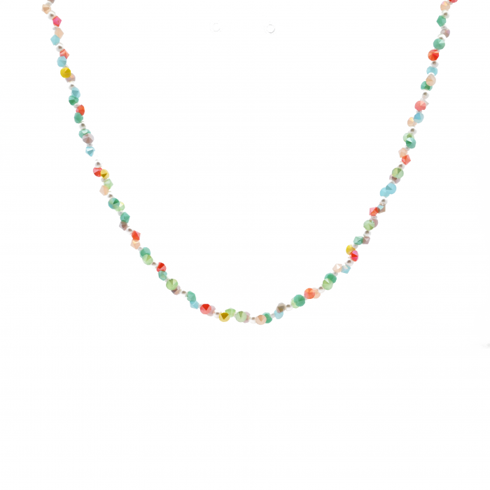 COLLANA CON CRISTALLI COLORATI - NK21124120F99