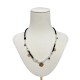 COLLANA CRISTALLO VETRO CON MONTE MARTELLATE - NK21124136E53