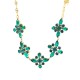 COLLANA CON 5 CRISTALLO FIORE - NK22143D213