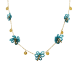 COLLANA CON CRISTALLI A FORMA FIORE - NK22144D129