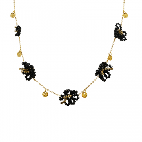 COLLANA CON CRISTALLI A FORMA FIORE - NK22144D129