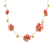 COLLANA CON CRISTALLI A FORMA FIORE - NK22144D129