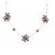 COLLANA CON CRISTALLI A FORMA FIORE - NK22144D135