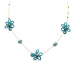 COLLANA CON CRISTALLI A FORMA FIORE - NK22144D135