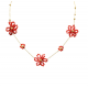 COLLANA CON CRISTALLI A FORMA FIORE - NK22144D135