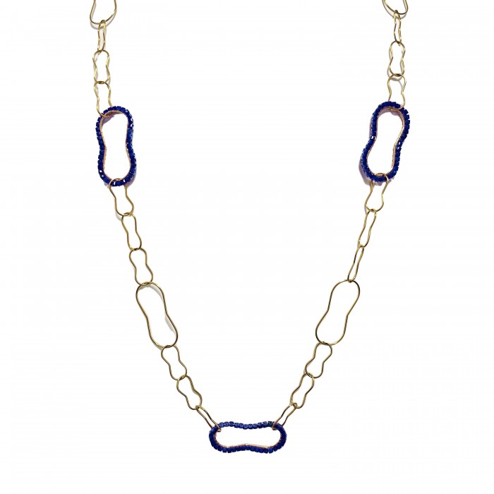 COLLANA LUNGA CON CRISTALLO - OL23184E722