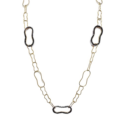 COLLANA LUNGA CON CRISTALLO - OL23184E722