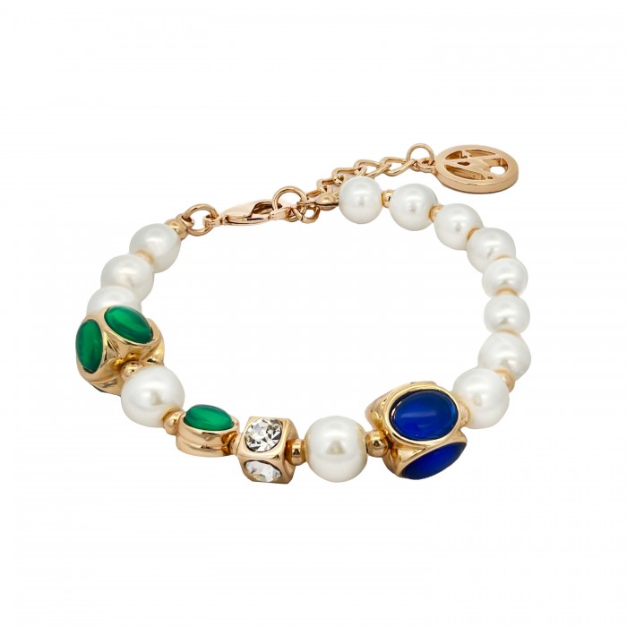 BRACCIALE CON PIETRA E PERLA - S123042G