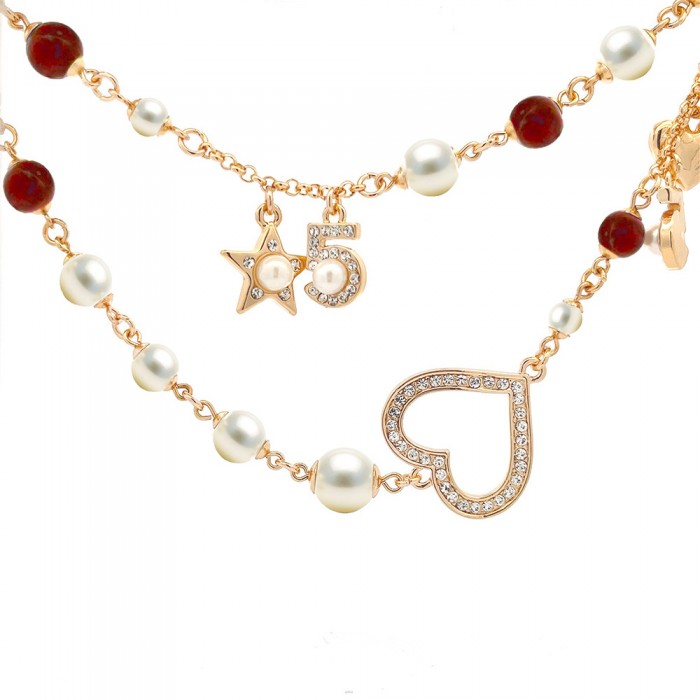 COLLANA LUNGA CON PERLA - S15885A